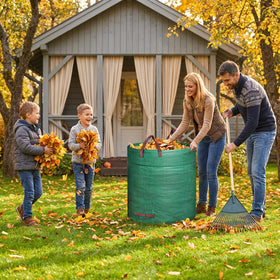 Mezchi heavy-duty polypropylene bags resist tearing during cleanup.
