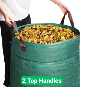 Mezchi top-ring with hoop keeps the bag open during filling.