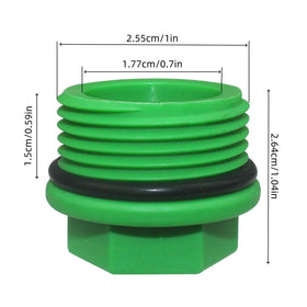 Mezfrguo end cap close-up shows lightweight, strong PPR construction for reliable performance.