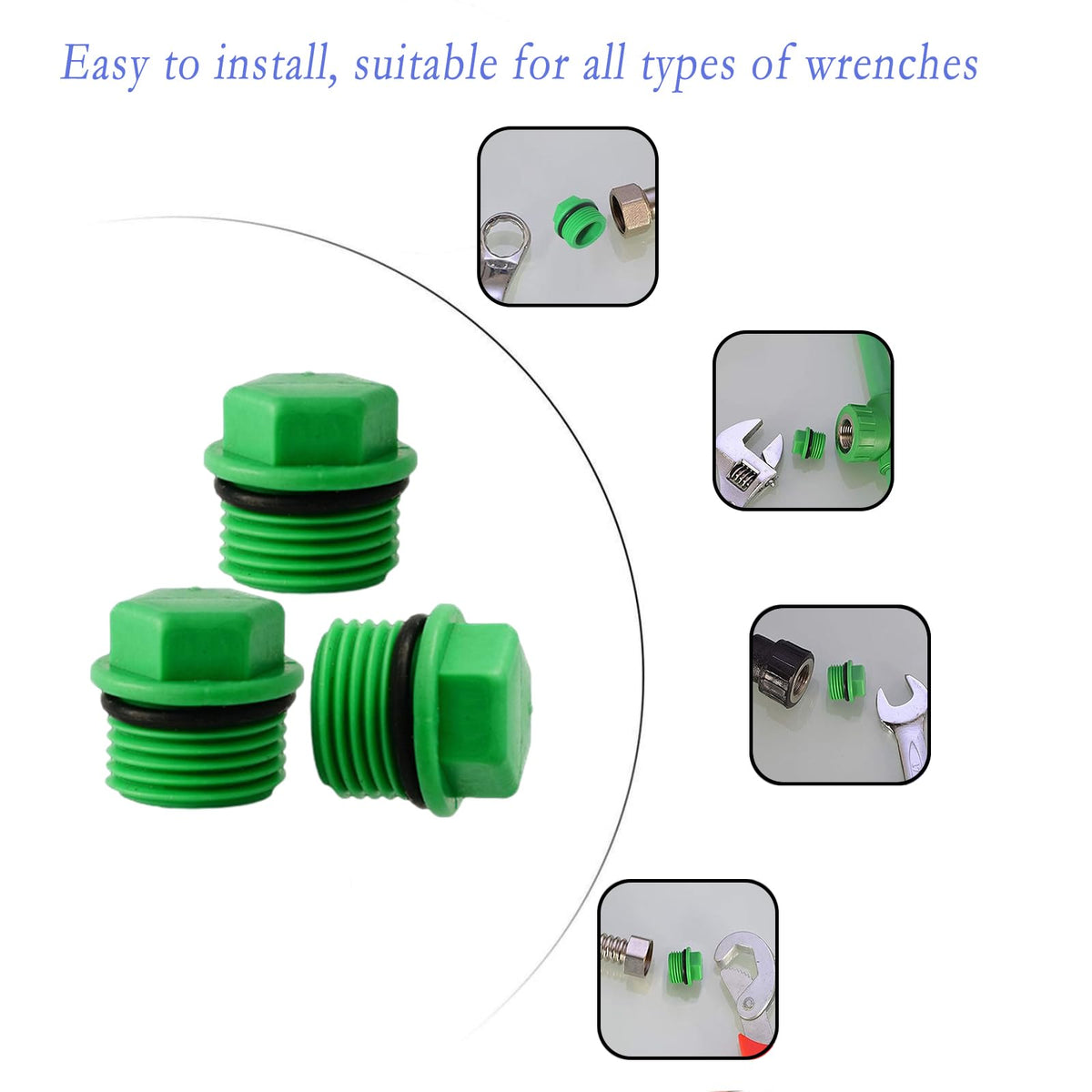 Mezfrguo 10-pcs pack provides ready replacements for quick garden repairs.