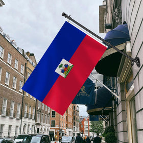 mflagperft Haitian flag wall-display ideal for room decor