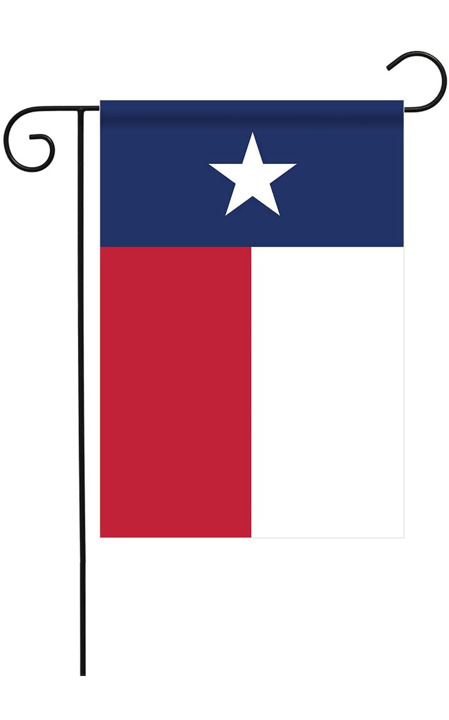 mflagperft Texas flag 12x18 side view for yard display and outdoor visibility