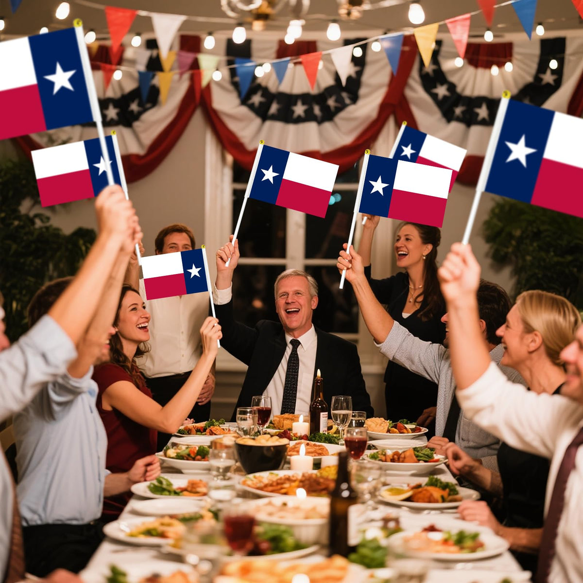 mflagperft Texas flag parade accessory for student groups and crowds