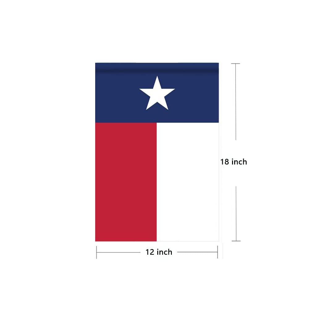 mflagperft Texas flag yard-stand display for durable outdoor use