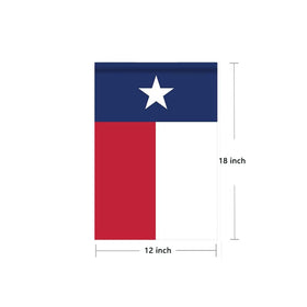 mflagperft Texas flag yard-stand display for durable outdoor use