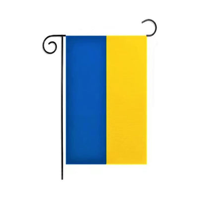 mflagperft Ukraine flag small garden flag for outdoor display with vibrant colors.