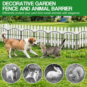 Mgjaa curved border fence for circular tree rings and defined spaces