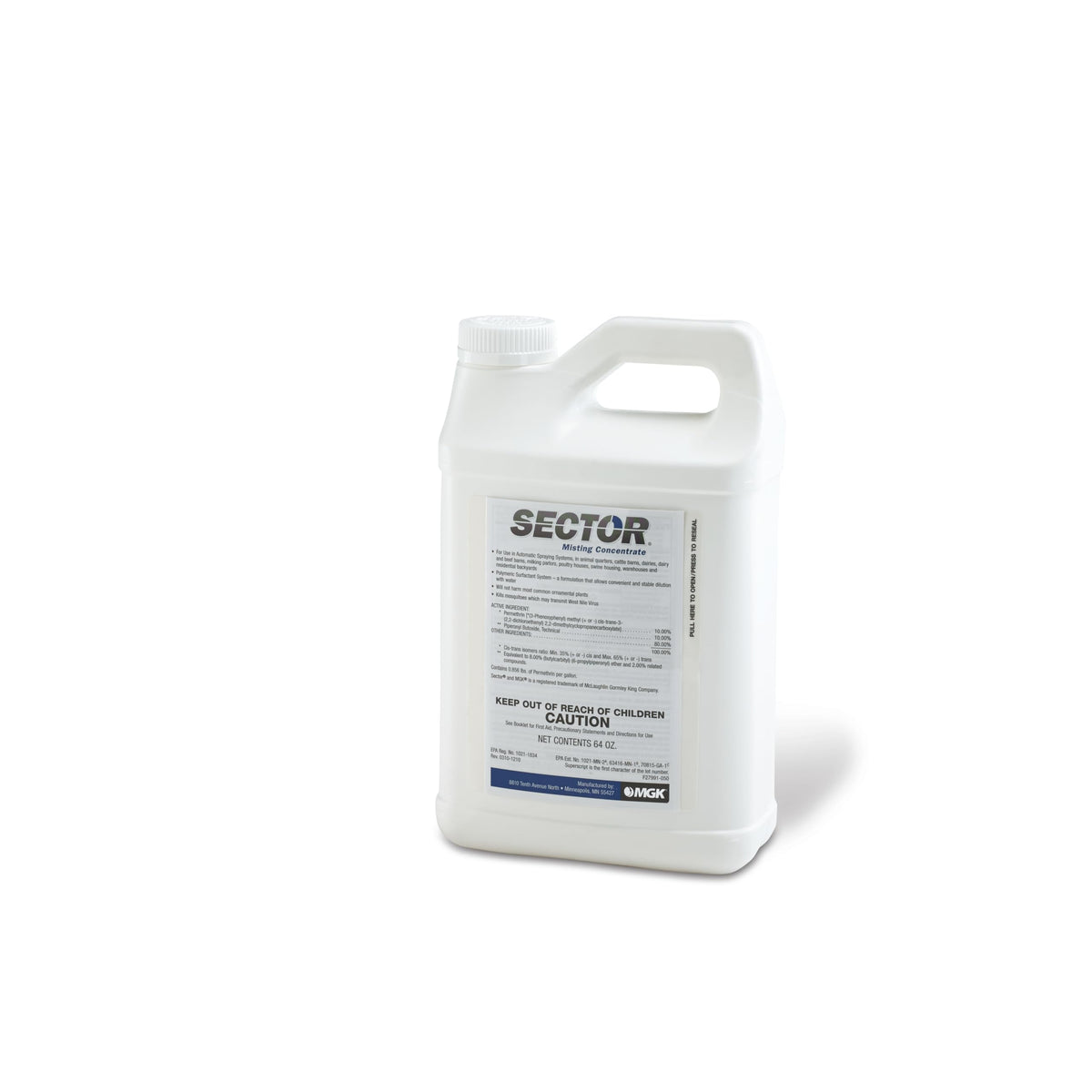 MGK Sector Misting Concentrate used in barns and dairies for pest support