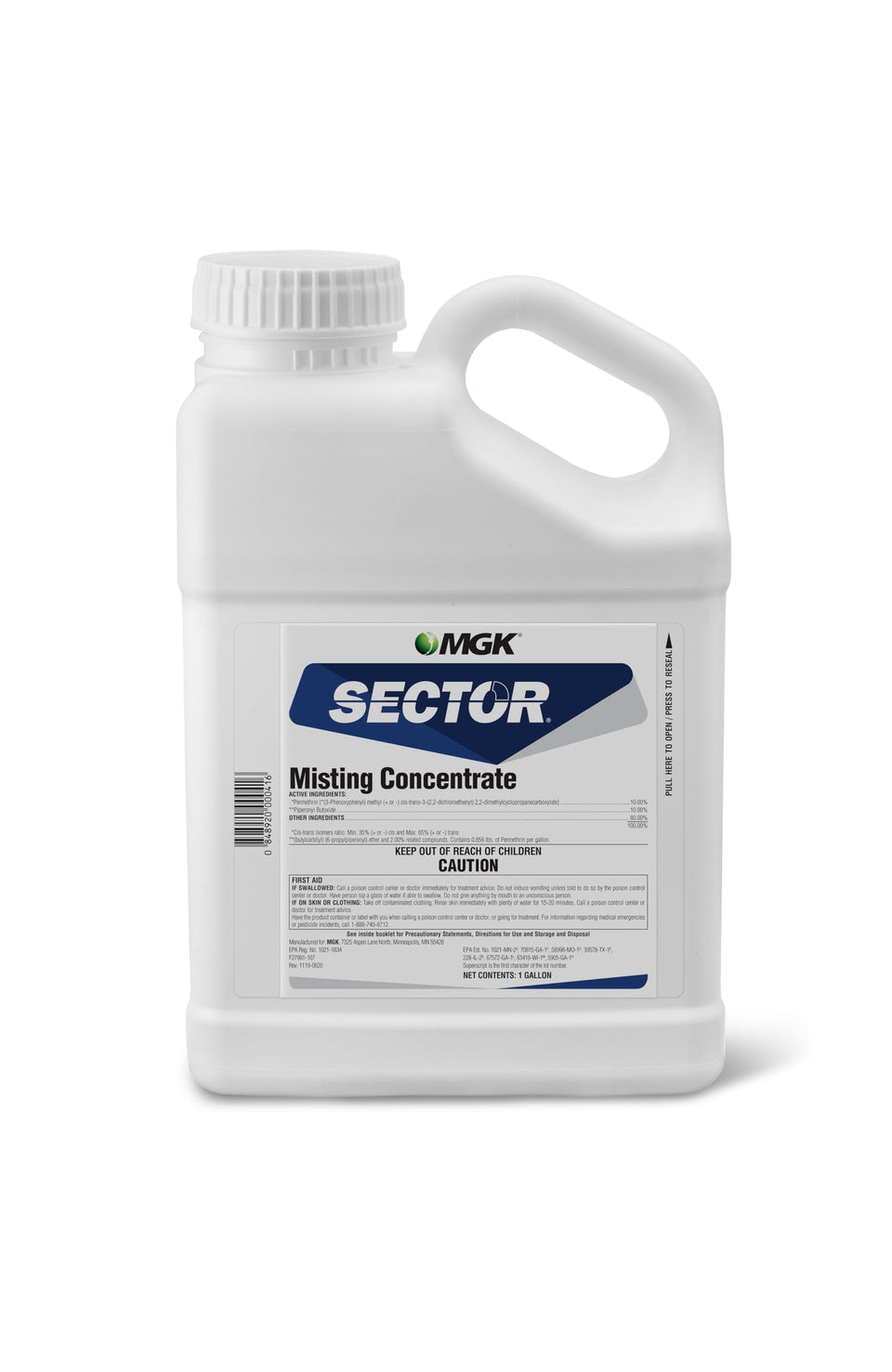 MGK Sector Misting Concentrate bottle pour for easy indoor-outdoor insect control