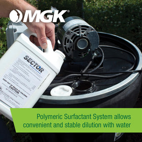 Outdoor patio setup with Sector Concentrate deterring flying pests