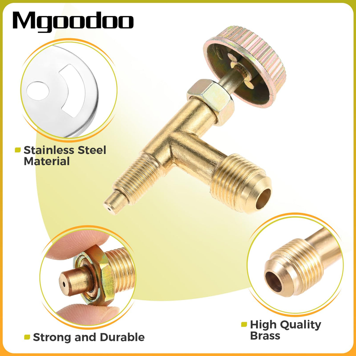 Mgoodoo needle control valve provides smooth high pressure flame adjustment