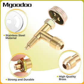 Mgoodoo needle control valve provides smooth high pressure flame adjustment