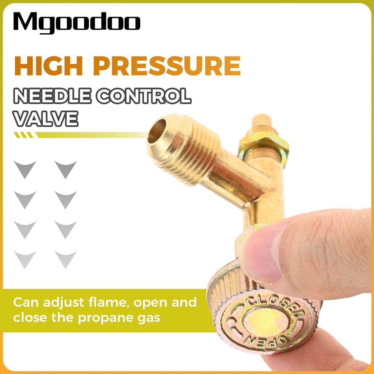 Mgoodoo outdoor cooking valve kit for camping and DIY grills