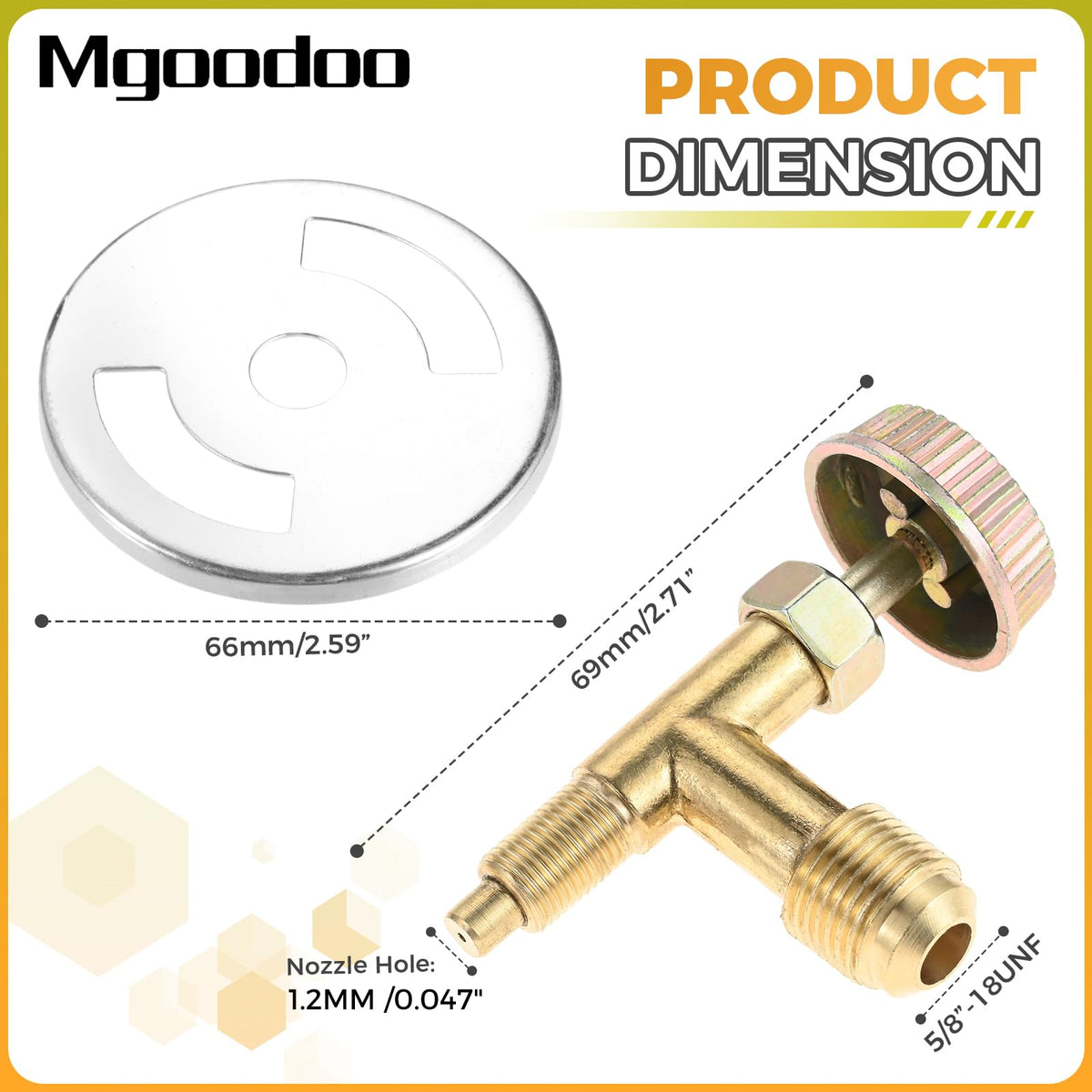 Mgoodoo spring holder damper improves burner responsiveness and flame stability