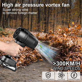 MGYM dual-battery cordless blower for extended cleaning sessions