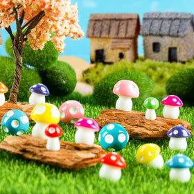 MGZTTHW micro landscape accessories add color to terrariums.
