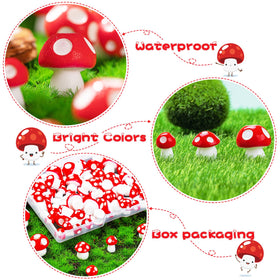 MGZTTHW mushroom cake toppers for decorative desserts and celebrations
