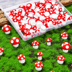 MGZTTHW resin mushroom miniatures are durable and reusable decorations