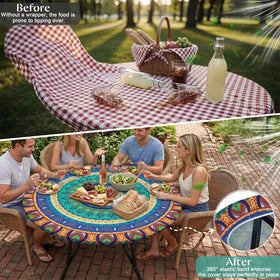 MHJY elastic-edge design makes installation quick and wrinkle-free.