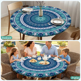 MHJY tablecloth designed for both indoor and outdoor use.
