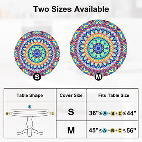 MHJY round tablecloth size S fits 36-44 inch tables for everyday dining