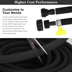MHMHM versatile round hose adapts to straight rows and curves