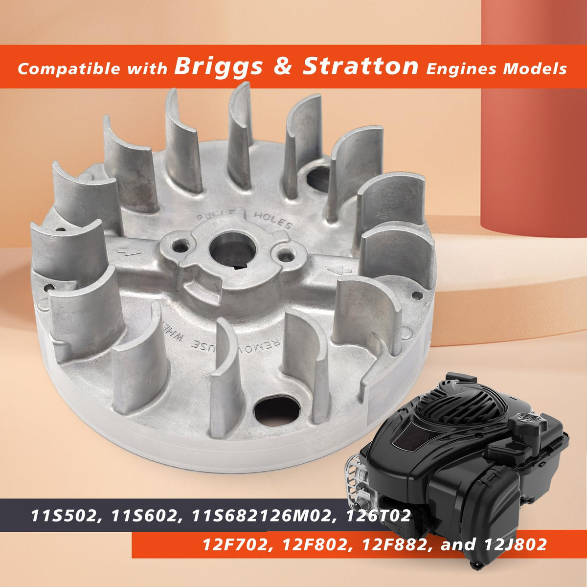 Compatibility with Briggs & Stratton models (11S502/11S602) for easy swap