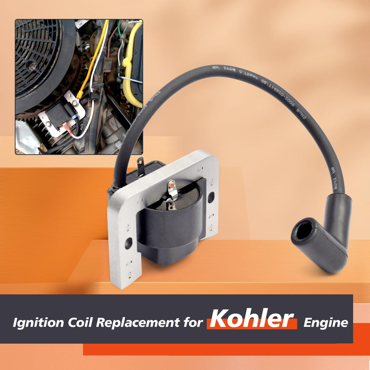 Mhrxusd ignition coil 24-584-89-S, replacement for SV-series engines.