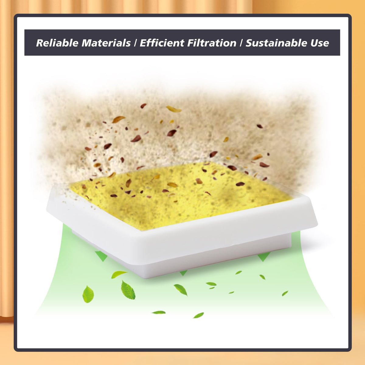Mhrxusd lawn mower filter close-up with tight seal
