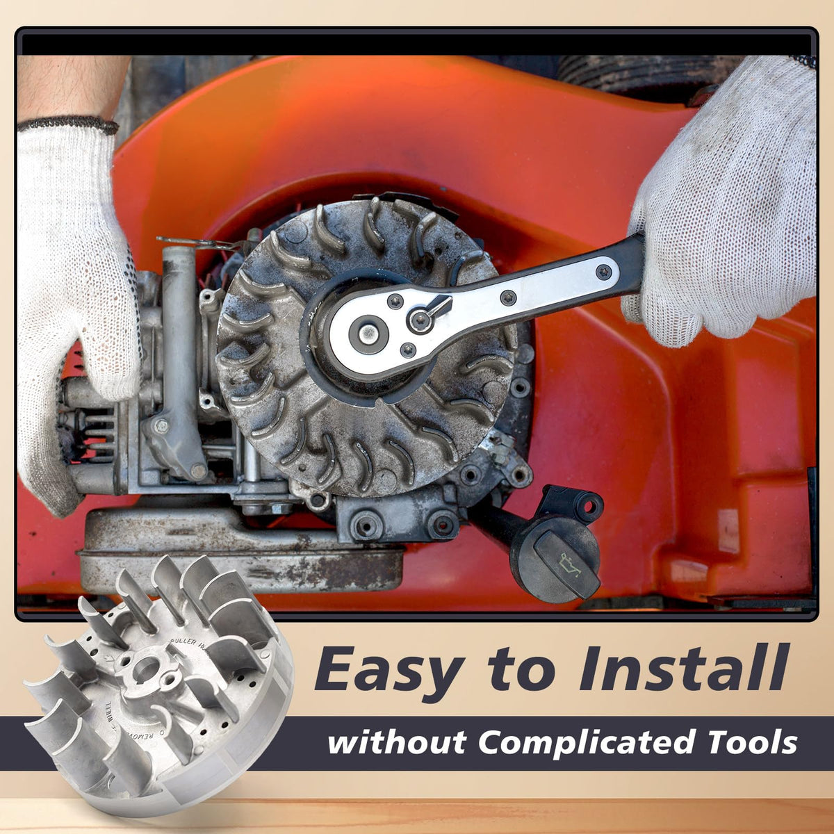 Solid, sturdy engine component from Mhrxusd for mower reliability