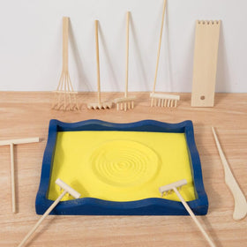 MHYGKTXRA mini zen garden rake flower style for desk art