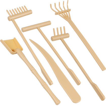 MHYGKTXRA mini zen garden rake set for desktop patterns and calming focus.