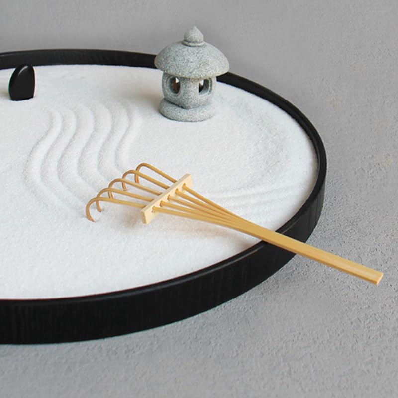 MHYGKTXRA mini zen garden rake spiral style for small projects
