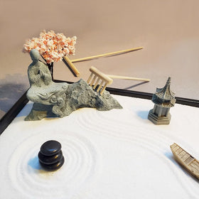 MHYGKTXRA mini zen garden rake star style for home office
