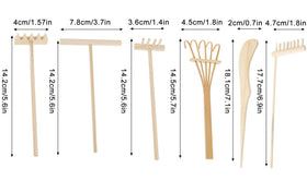 MHYGKTXRA mini zen garden rake wave style for mindful focus