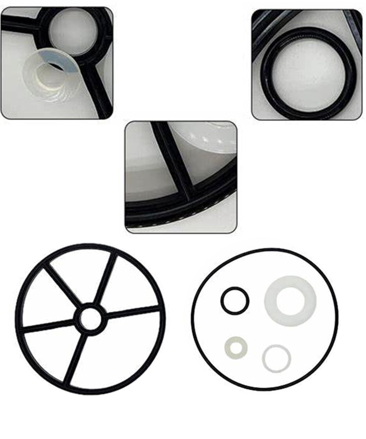 MHYYT Black Rubber Washer for SP0710L delivers durable resilience under pressure.