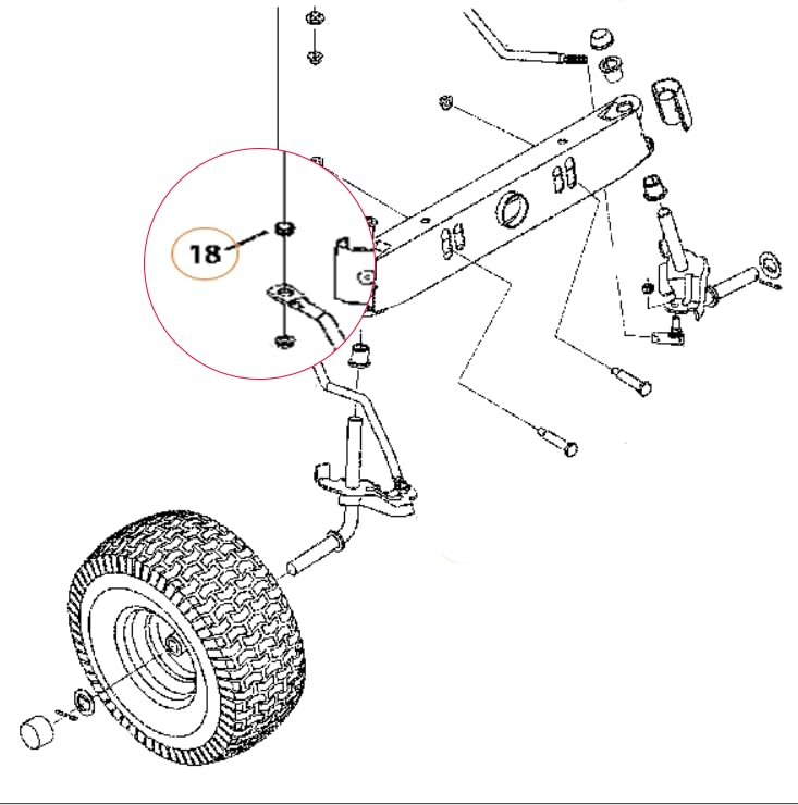 MHYYT steering bushing fit diagram highlighting precise dimensions for smooth steering.