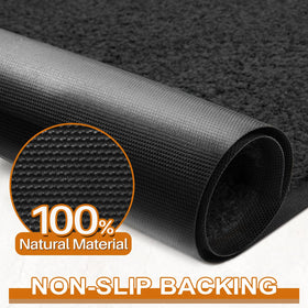 Mibao door mat is easy to rinse and air dry for quick refresh.