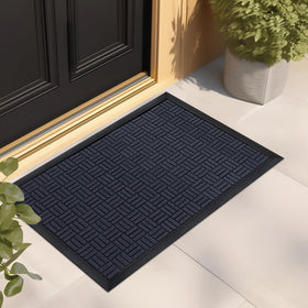 Mibao front door mat absorbs moisture to keep entryways clean and dry.