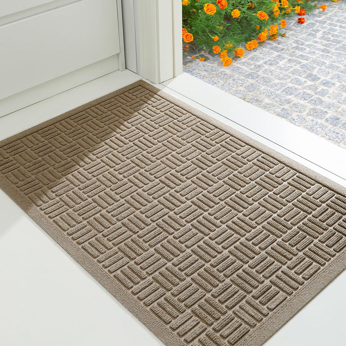 Mibao front door mat easy-care solution for busy households.