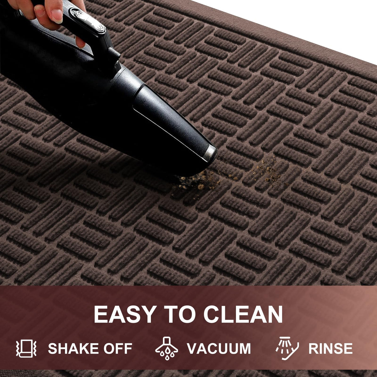 Mibao front door mat easy-clean design for maintenance.
