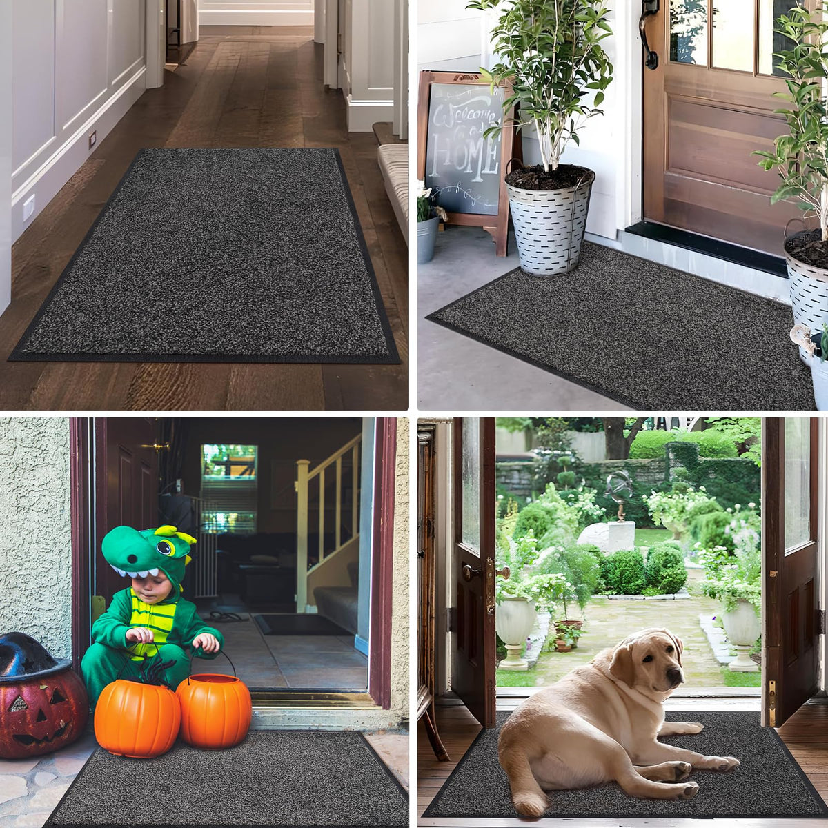 Mibao front door mat available in multiple sizes for any doorway.