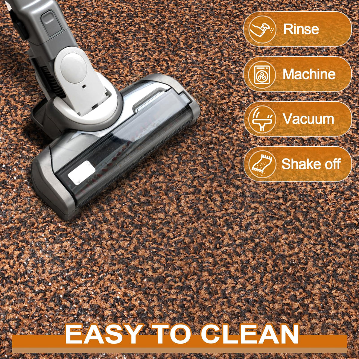 Mibao mat highlighted as machine-washable for easy upkeep