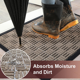 Mibao mat with natural rubber backing delivers anti-slip grip