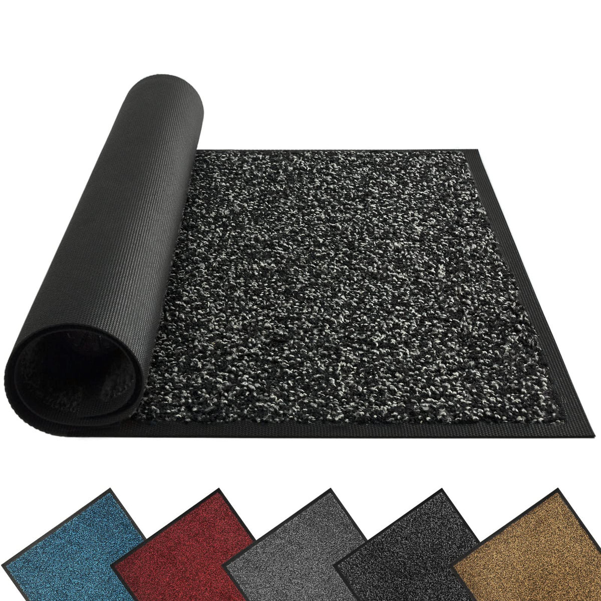 Mibao front door mat traps dirt at the entry for cleaner floors