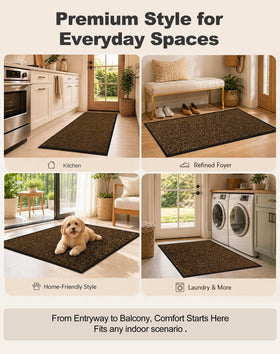 Mibao doorstep mat blends simple style with practical dirt control