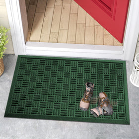 Mibao garage entry mat resists mud and wear in high-traffic areas.