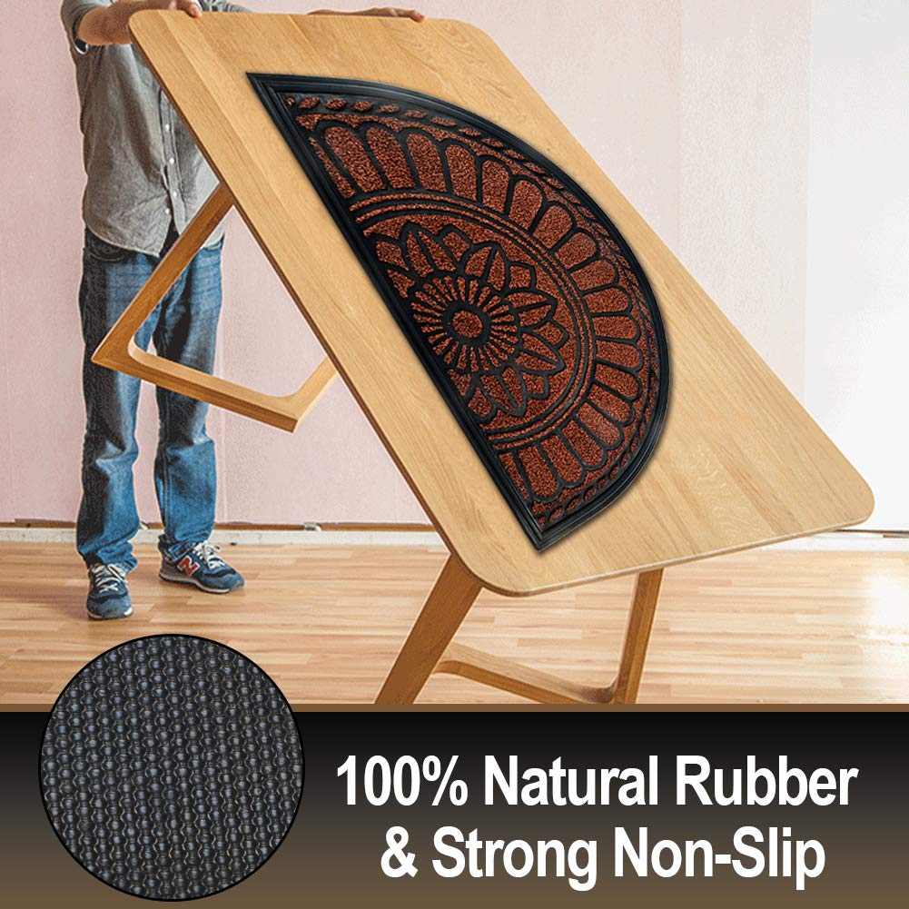 Mibao mat at entryway shows dirt-trapping grooves and quick drainage.