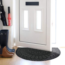 Mibao gray color complements modern entryways while catching dirt efficiently