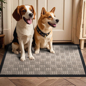 Mibao large 35.5 x 24 inch mat for busy entrances